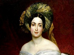 Портрет А.К. Демидовой. (Карл Брюллов. 1836-1838 годы).