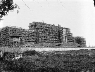 Строительство Дома Советов, 1937-1938 года.