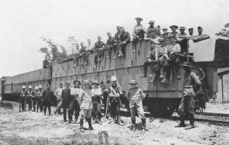 Британский бронепоезд времен англо-бурской войны