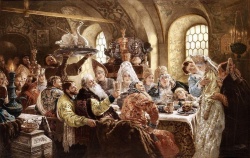 Константин Маковский. Боярский свадебный пир в 17 веке.